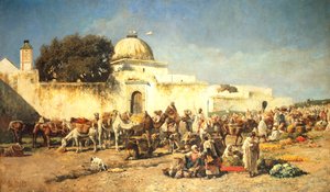 مشهد السوق في موكادور ، 1881